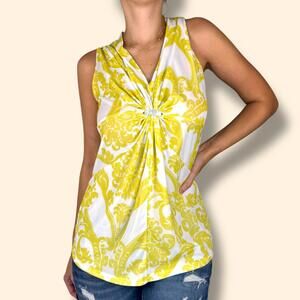 Women's Vintage INC International Concepts Babydoll Tank Top Medium